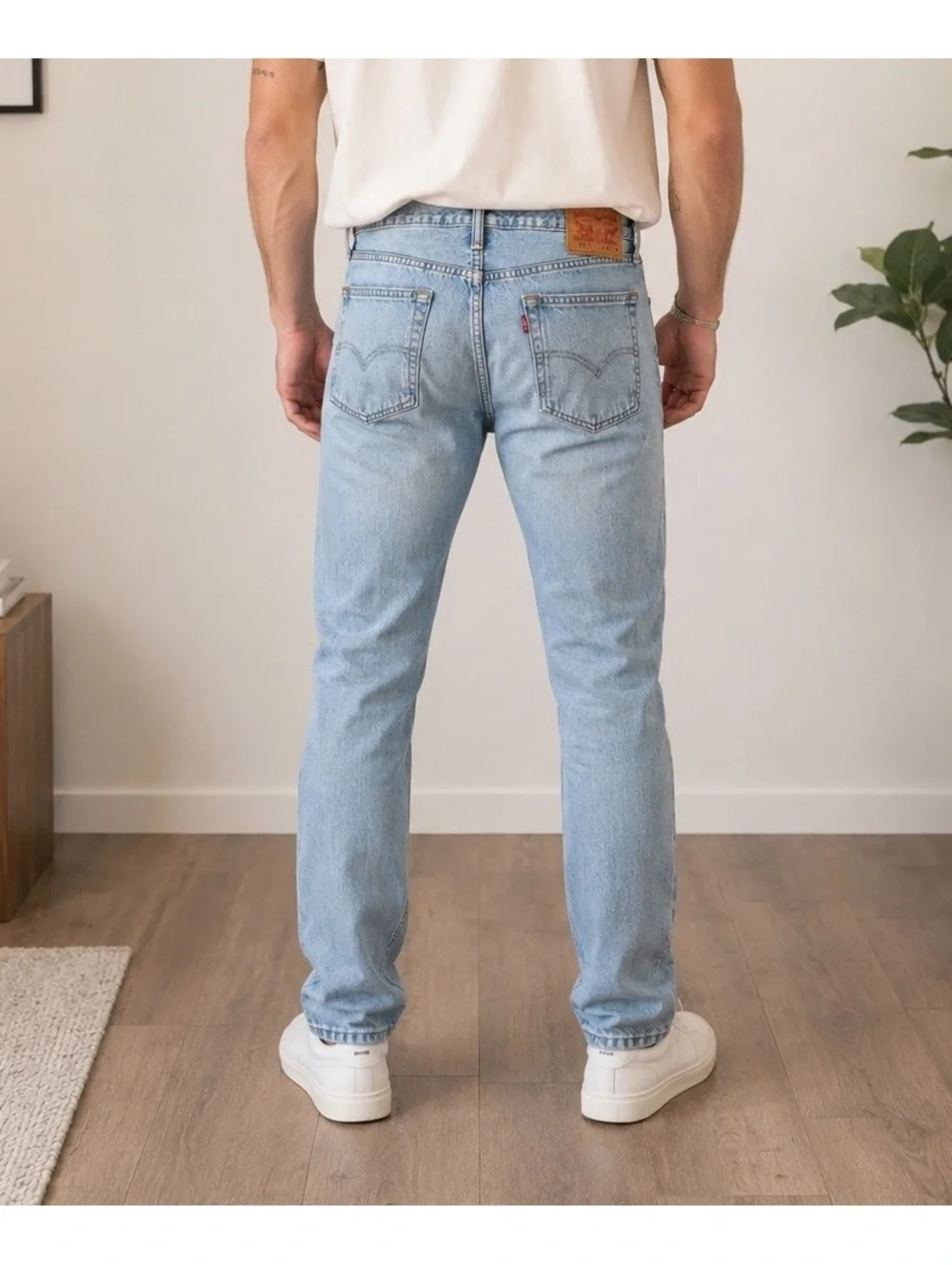Levi’s 511 Men’s Jeans 35x30 Light Wash Slim Fit Denim Red Tab Straight Leg